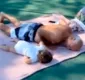 
                  Zen: filha de Tatá Werneck faz yoga com o avô; confira vídeo