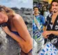 
                  Giovanna Lancellotti fica íntima da família de Gabriel David