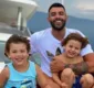 
                  Gusttavo Lima encanta corações de fãs ao publicar foto com filhos