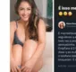 
                  Após foto sensual, Nana Gouvea reclama de perder seguidores