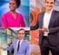 
                  Tadeu Schmidt no BBB, Maju Coutinho no Fantástico e Tralli no JH