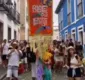 
                  Bloco de Carnaval provoca aglomeração no Centro Histórico