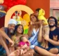 
                  Carlinhos Brown reúne esposa e herdeiros em aniversário de filho