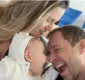 
                  Esposa de Tiago Leifert sobre saúde da filha: 'É muito forte'
