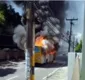 
                  Ônibus pega fogo na Avenida Paulo VI e assusta moradores