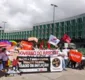 
                  Professores de Universidades Estaduais fazem protesto