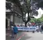 
                  Funcionários da CSN fazem protesto no Corredor da Vitória