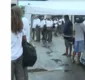 
                  Funcionários da CSN fecham garagem durante protesto em Salvador
