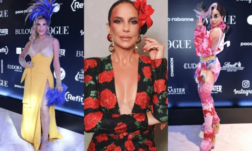 
				
					Ivete, Lore Improta, Sabrina Sato e mais: famosos causam com looks exuberantes no ‘Baile da Vogue’
				
				