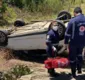 
                  Homem fica ferido após carro capotar em rodovia na Bahia