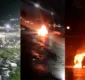 
                  Viatura da Guarda Civil Municipal pega fogo em Pirajá