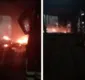 
                  Piso de passarela pega fogo na Avenida Heitor Dias, em Salvador