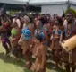 
                  Povos indígenas fazem protesto na Governadoria