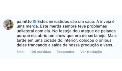 
		Pai de Anitta expõe perseguição de Zé Neto com cantora: 'Sempre teve problema com ela'