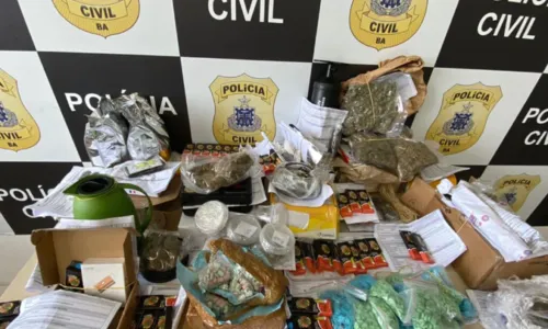 
				
					Filhote de jiboia e drogas são achados em pacotes transportados nos Correios na BA
				
				