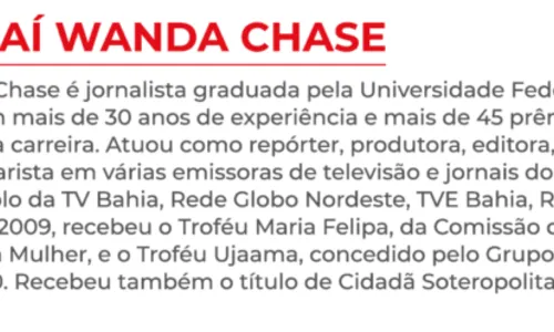 
				
					Lázaro Ramos vem à Bahia de surpresa e revela motivo de visita para Wanda Chase; veja qual
				
				