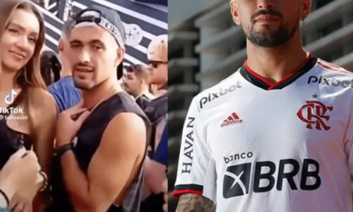 
				
					Craque do Flamengo vive affair com modelo e ex-assistente do 'The Voice Kids'
				
				