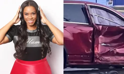 
				
					Cantora gospel brasileira tem carro destruído em acidente grave nos Estados Unidos
				
				