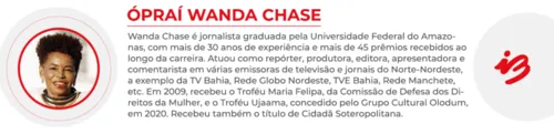 
				
					Coluna Ópraí Wanda Chase entrevista a atriz Cláudia Di Moura
				
				