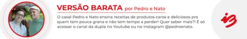 
				
					Versão Barata: aprenda a fazer 3 sabores de sorvete na sua casa por menos de R$55
				
				