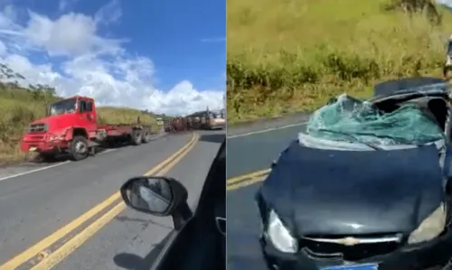 
				
					Empresário morre em acidente envolvendo caminhão na BR-101, sul da Bahia
				
				