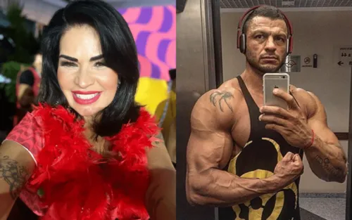 
				
					Após revelar sexo a três, Solange Gomes detona desempenho de Kleber Bambam na cama: 'Nota 4'
				
				