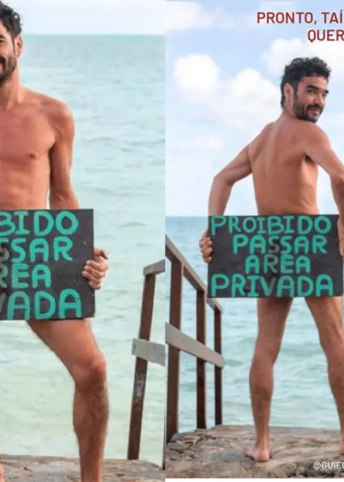 
				
					Caio Blat posa sem roupa e provoca fãs: 'Muita gente pedindo para ver'
				
				