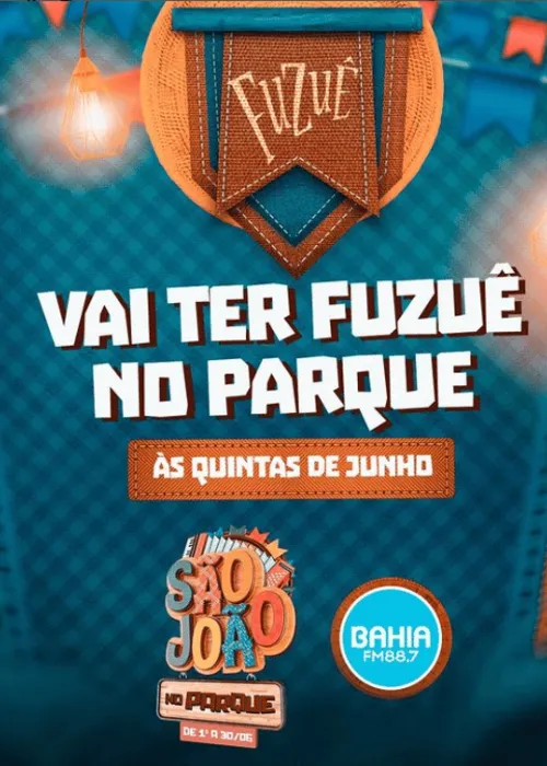 
				
					Forró do Tico abre nova temporada do Fuzuê especial de São João no Parque Shopping Bahia
				
				