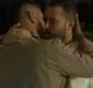 
                  Gil do Vigor dá beijão em pretendente em quadro de namoro no 'Mais Você'; veja