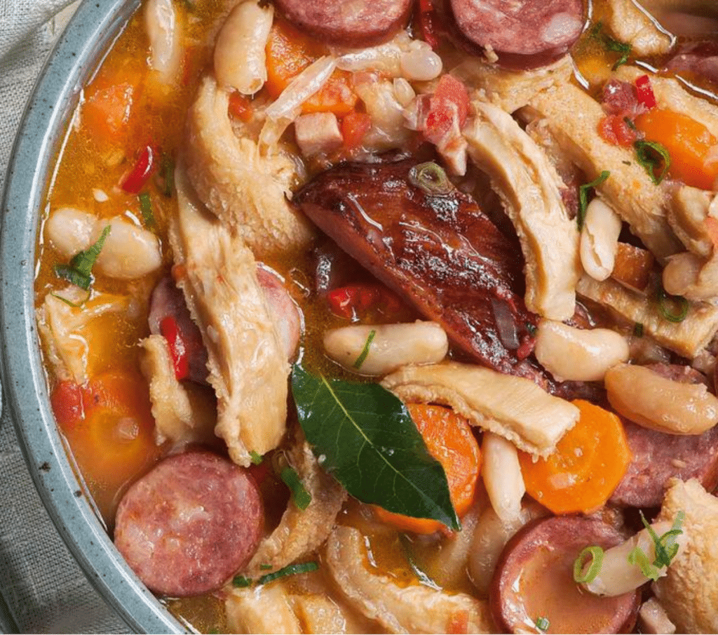 Dobradinha Dobradinha Com Feijão Branco, Bacon E Calabresa... A