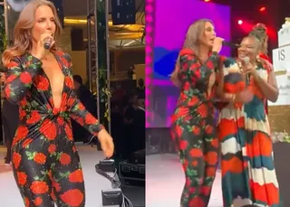 Ivete Sangalo recebe homenagem de Margareth Menezes e canta com Ninha em Salvador; assista