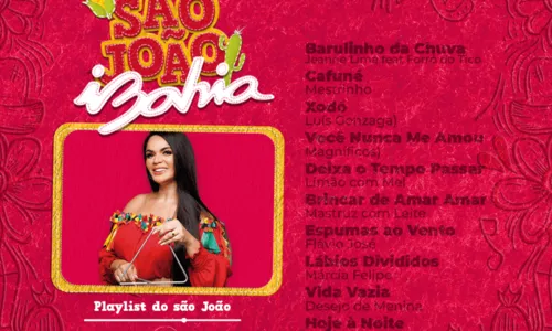 
				
					Playlist dos artistas: confira top 10 do forró de cantores baianos
				
				