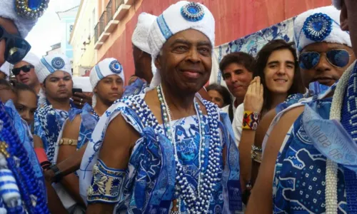 
				
					Afoxé Filhos de Gandhy recebe Gilberto Gil em evento gratuito no Pelourinho no domingo (5)
				
				