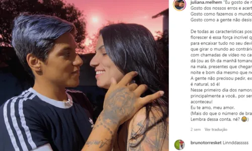 
				
					Namorada de Ana Marcela enaltece nadadora baiana após pentacampeonato: 'Você é gigante'
				
				
