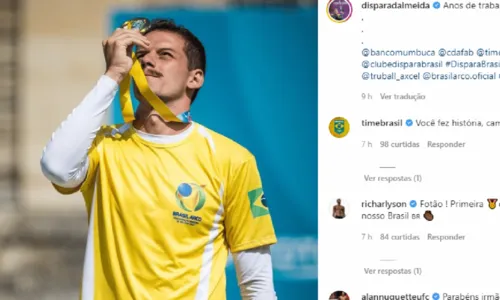 
				
					Brasileiro leva ouro inédito em etapa da Copa do Mundo de Tiro com Arco
				
				