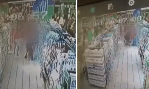 
				
					Supermercado é saqueado por grupo de assaltantes no Chame-Chame, em Salvador
				
				