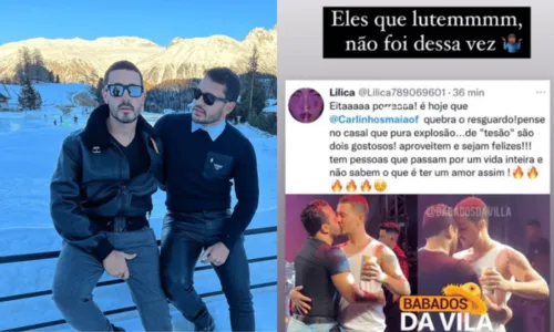 
				
					Carlinhos Maia e Lucas Guimarães aparecem juntinhos após rumores de crise no casamento
				
				