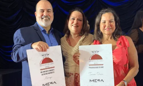 
				
					Chef Tereza Paim conquista o prêmio de Personalidade da Gastronomia do ano pela Prazeres da Mesa
				
				