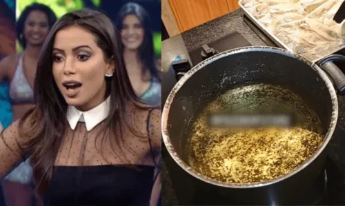 
				
					Anitta surpreende ao mostrar panela surrada e vira meme na web: 'Diva humilde'
				
				