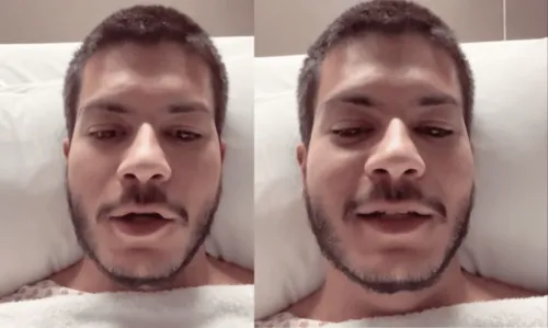 
				
					Arthur Aguiar desabafa ao chegar em hospital para cirurgia: ‘Não tem sido fácil’
				
				