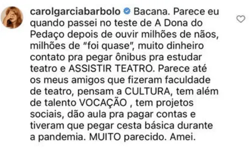 
				
					Carol Garcia reclama de escalação de Jade Picon para novela das 9: 'Privilegiada'
				
				