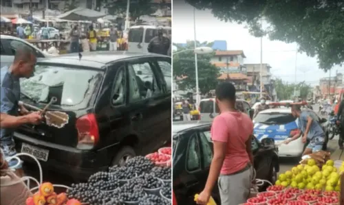 
				
					Homem destrói carro com 3 anos de licenciamento atrasado após veículo ser apreendido em Salvador
				
				