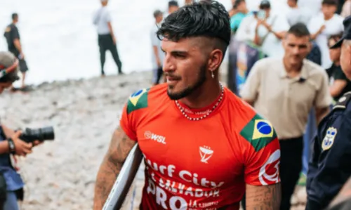 
				
					Gabriel Medina está fora da etapa brasileira do Mundial de Surf
				
				