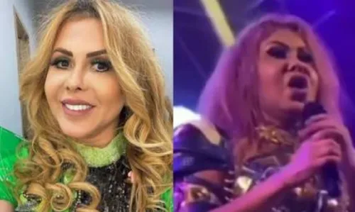 
				
					Joelma recebe alta médica para continuar tratamento em casa e comemora dançando: 'Tô livre'
				
				