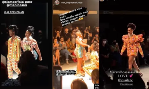 
				
					Com marca baiana, Tia Má, Jessilane e outras celebridades arrasam em desfile São Paulo Fashion Week; veja fotos
				
				