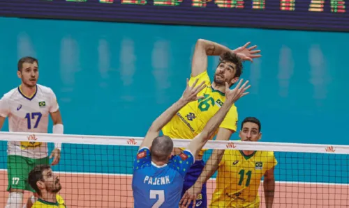 
				
					Seleção masculina de vôlei inicia nova etapa da Liga das Nações nesta quarta-feira (22)
				
				