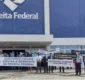 
                  Auditores-Fiscais fazem manifestação em frente a prédio da Receita Federal, em Salvador