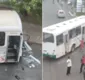 
                  Ônibus metropolitanos são depredados em Salvador e Lauro após confusão com homens apontados como baleiros