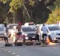 
                  Vídeo: Manifestantes fecham trecho da Avenida Luís Eduardo Magalhães, em Salvador