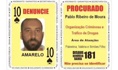 
		Integrante do 'Baralho do Crime' investigado por tráfico de drogas na Bahia é preso em São Paulo